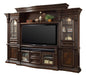 Parker House Bella 4pc Entertainment Estate Wall in Dark Almond image