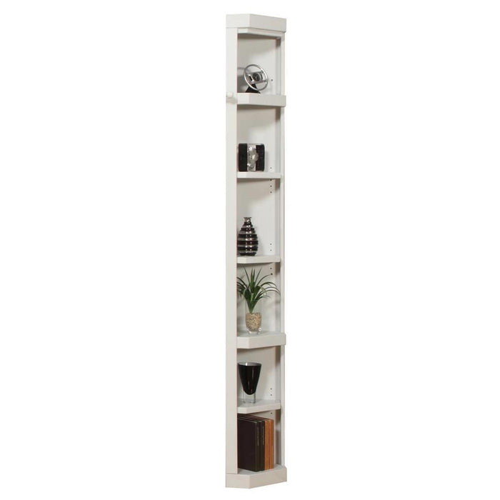 Parker House 5-Piece Boca Corner Bookcase Wall in Cottage White