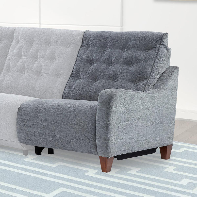 Parker House Chelsea Power Right Arm Facing Recliner in Willow Grey