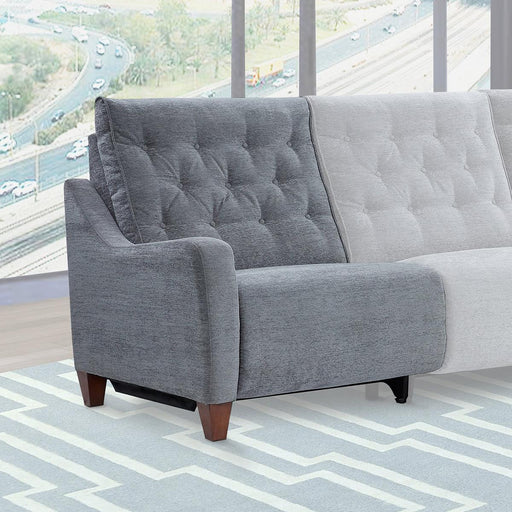 Parker House Chelsea Power Left Arm Facing Recliner in Willow Grey image