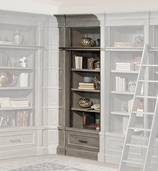 Parker House Gramercy Park Museum Bookcase Extension in Vintage Burnished Smoke image