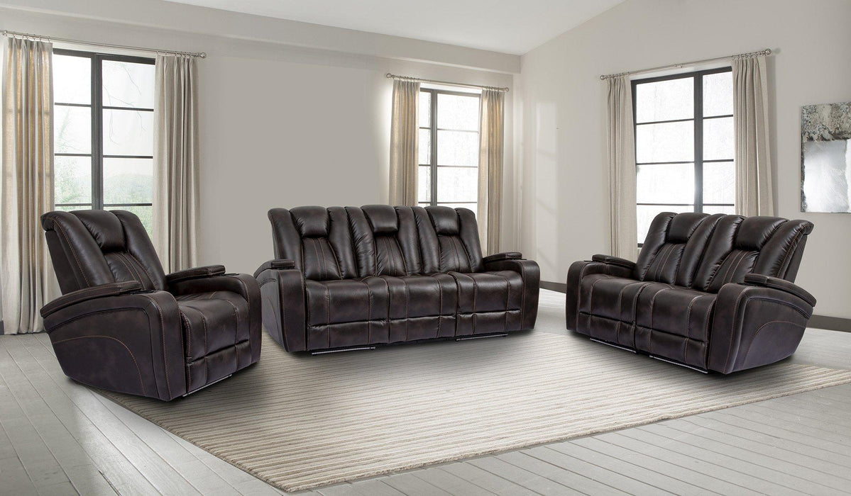 Parker House Optimus Power Loveseat in Truffle