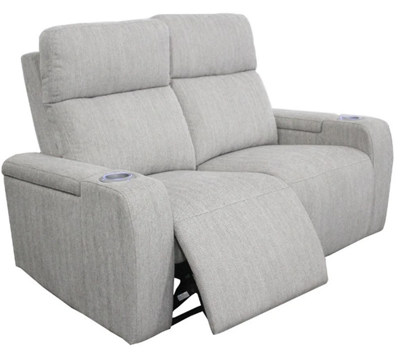 Parker House Orpheus Power Loveseat in Bisque