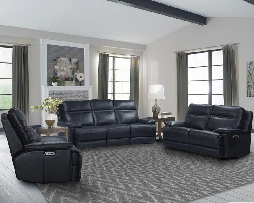 Parker House Paxton Power Recliner in Navy