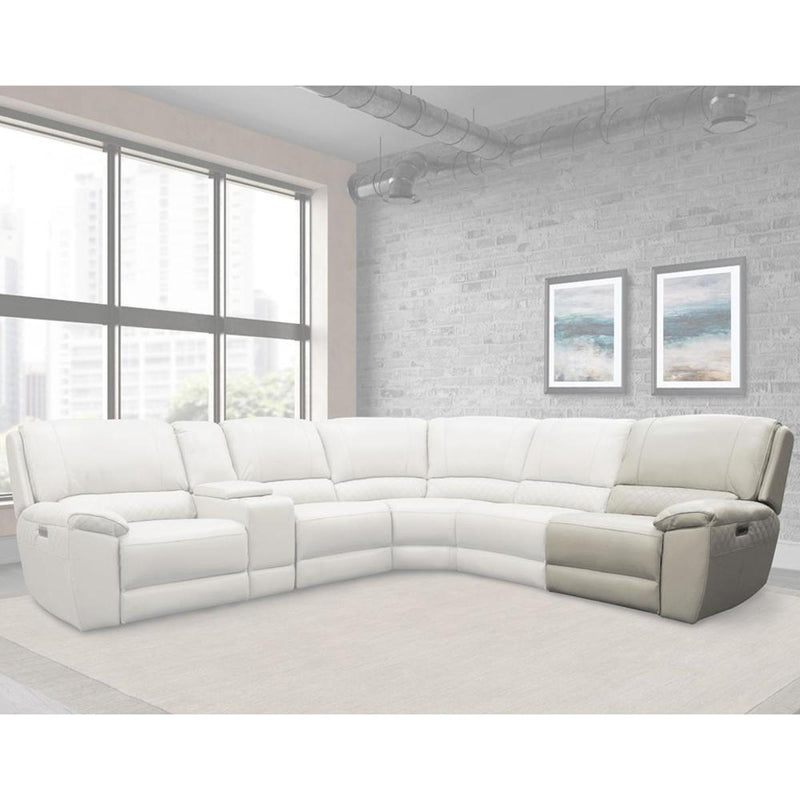 Parker House Scott Power Right Arm Facing Recliner in Alabaster