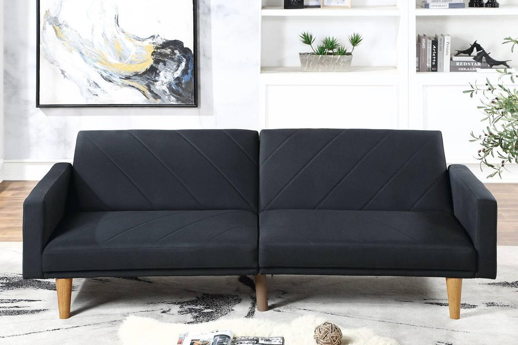 Civilf Adjustable Sofa in Black