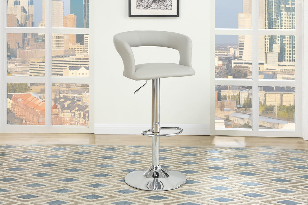 Huifur Adjustable Bar Stool in Grey