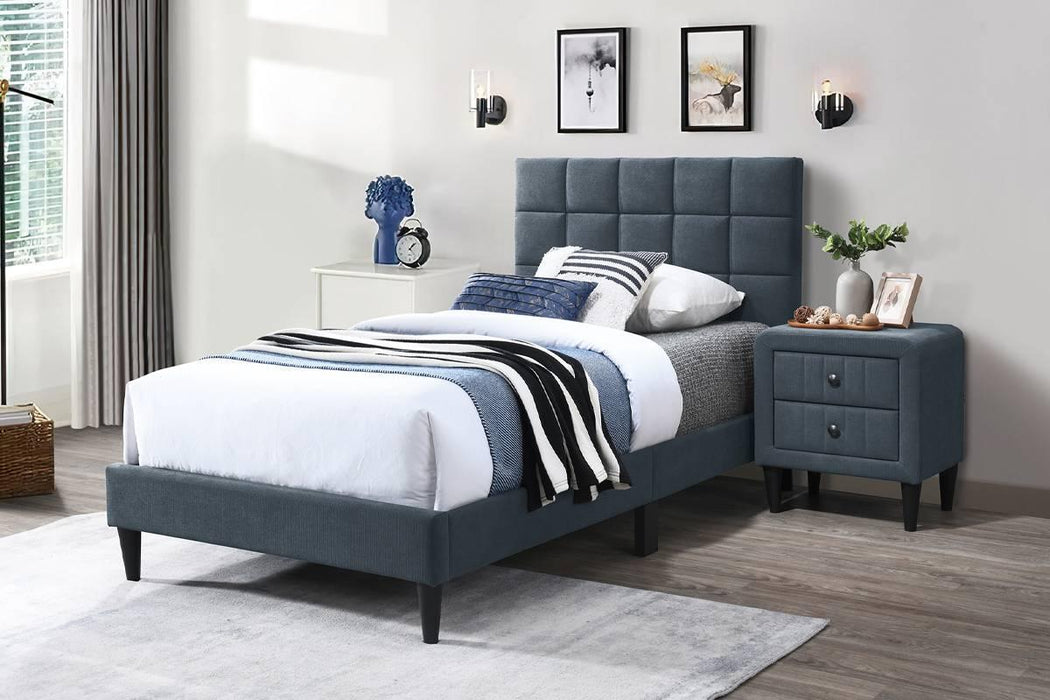 Liihcc Twin Bed in Charcoal
