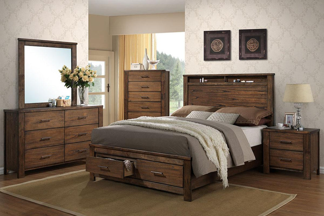 Liihen Queen Bed/Oak in Oak