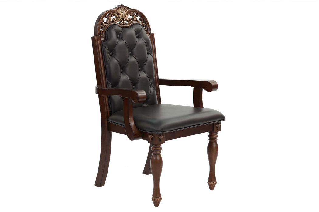 Sfvnco Dining Arm Chair in Cherry