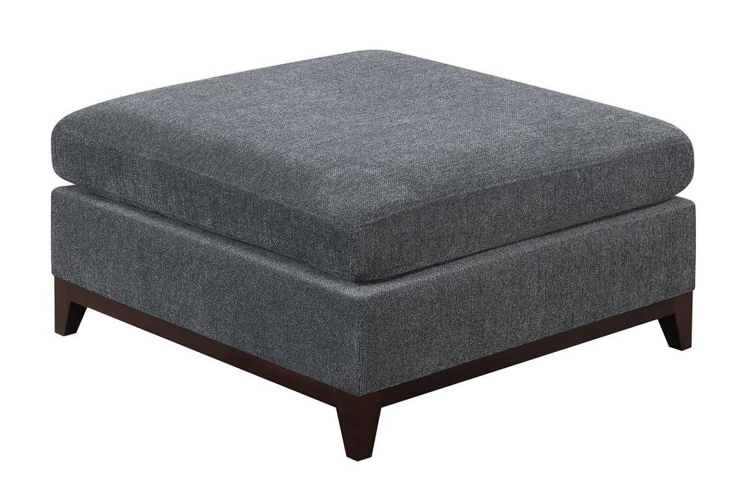Taiyus Ottoman in Ash Grey
