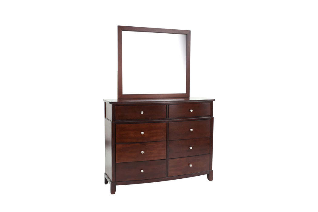 Vfvnco Mirror in Dark Cherry