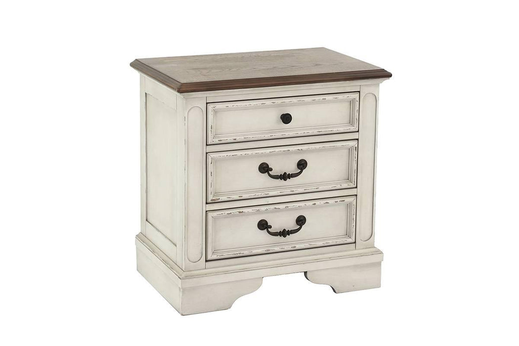 Viethn Night Stand in Antique White