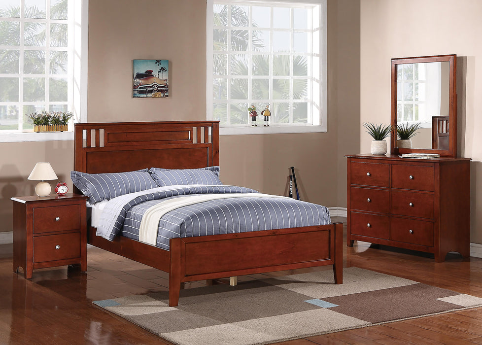 Vfvnco Twin Bed in Cherry