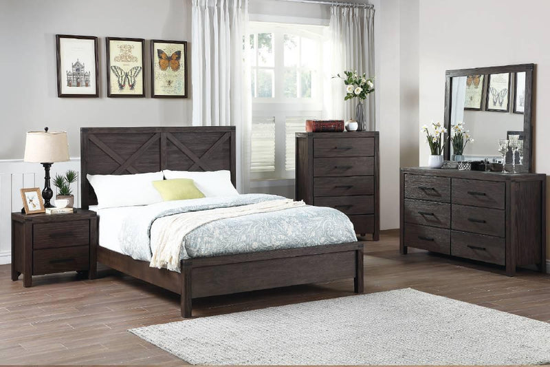 Viethn Queen Bed in Espresso