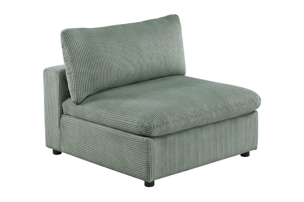 Winwoo Armless Chair in Sage
