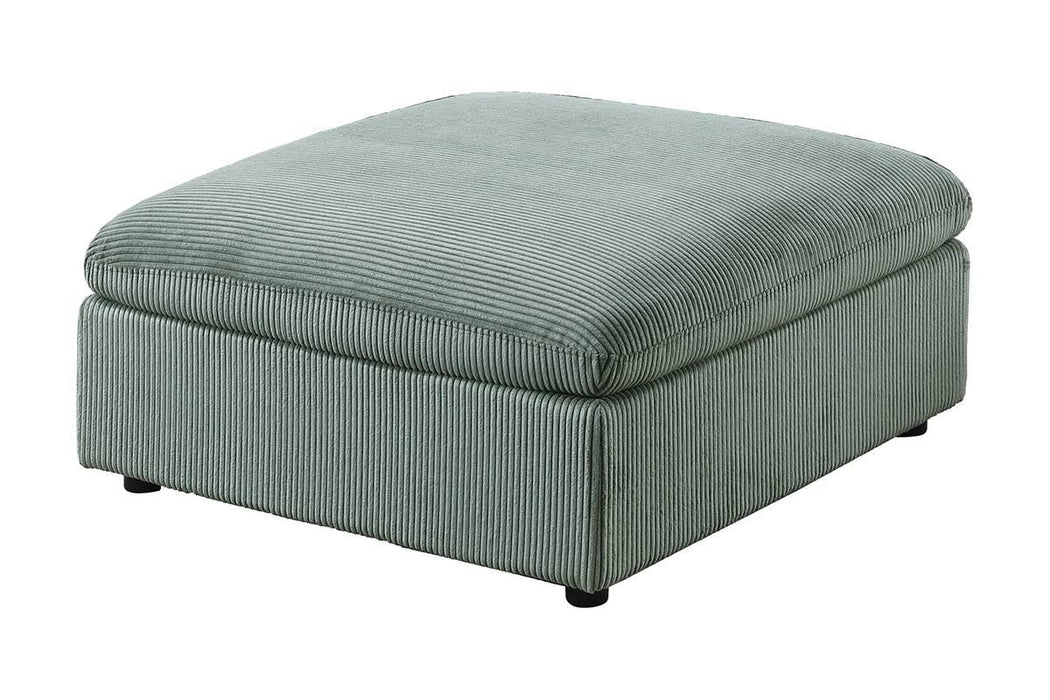 Winwoo Cocktail Ottoman in Sage