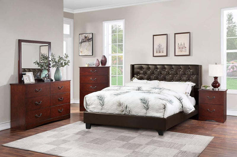 Vphong Queen Bed in Espresso / Espresso