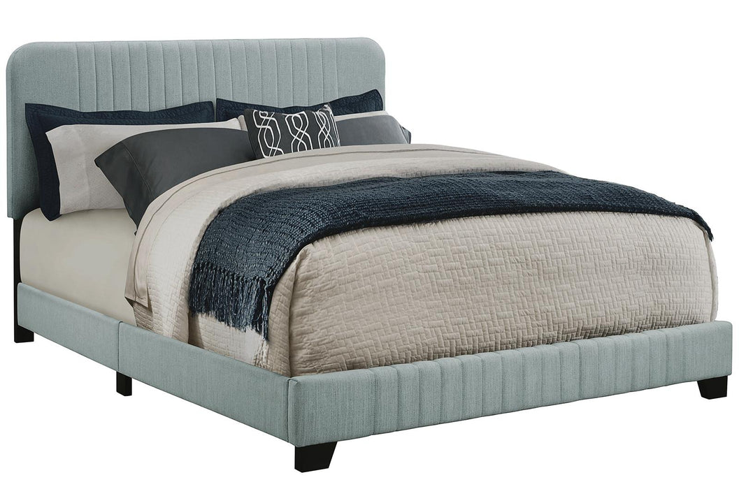 Pulaski ACH All-In-One King Channeled Bed in Blue image