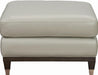 Pulaski Addison Leather Ottoman in Light Grey image