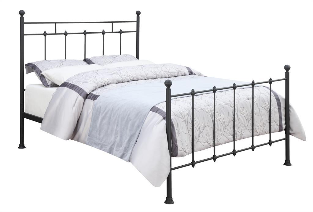 Pulaski All-in-One Black "Shaker" Metal Queen Bed image