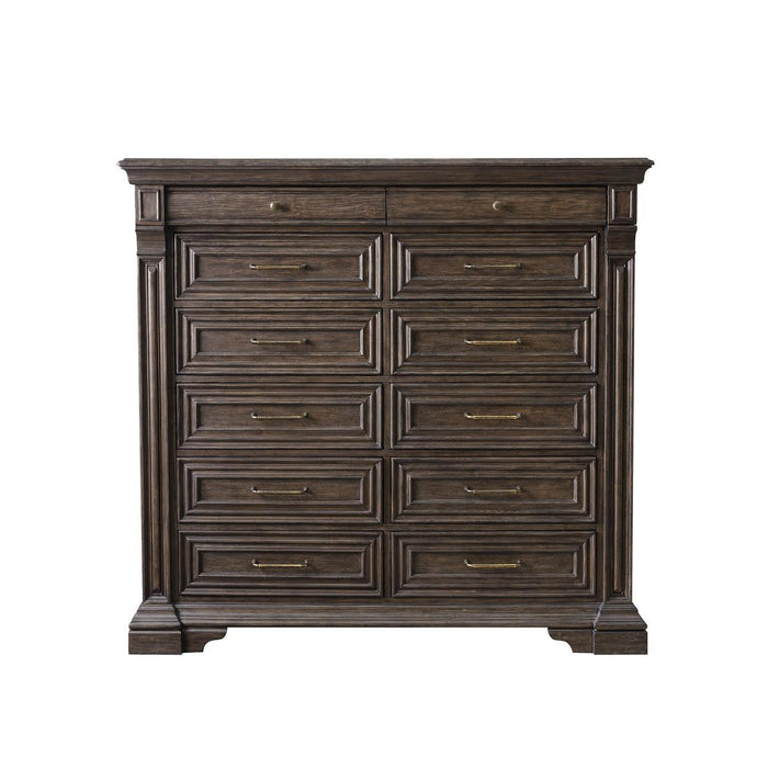 Pulaski Bedford Heights Master Chest in Estate Brown