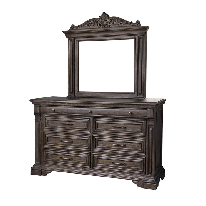 Pulaski Bedford Heights Dresser in Estate Brown