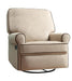 Pulaski Birch Hill Swivel/Glider Recliner - Stella Doe Coffee Piping image