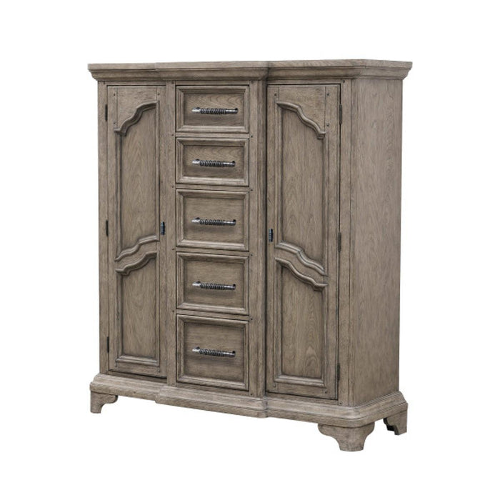 Pulaski Bristol Drawer Door Chest in Elm Brown