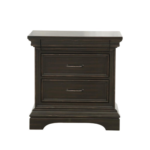 Pulaski Caldwell Nightstand in Dark Wood image