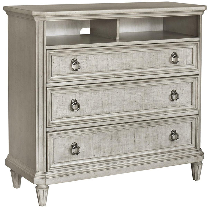 Pulaski Campbell Street 3 Drawer Media Chest in Vanilla Cream