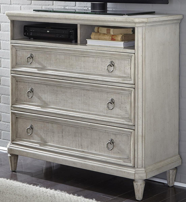 Pulaski Campbell Street 3 Drawer Media Chest in Vanilla Cream