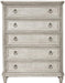 Pulaski Campbell Street 5 Drawer Chest in Vanilla Cream image