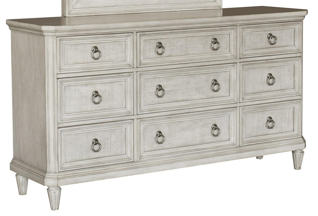 Pulaski Campbell Street 9 Drawer Dresser in Vanilla Cream