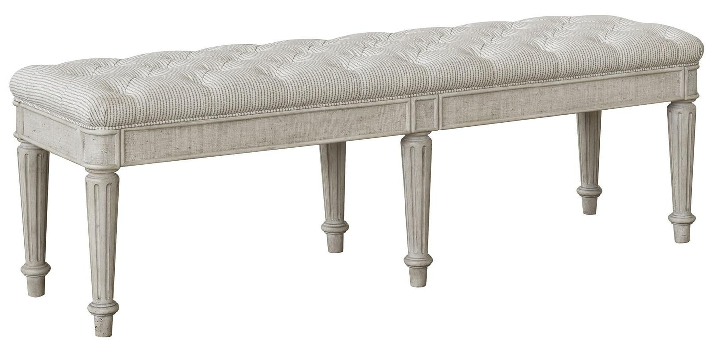 Pulaski Campbell Street Bed Bench in Vanilla image