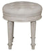 Pulaski Campbell Street Upholstered Vanity Stool in Vanilla Cream image