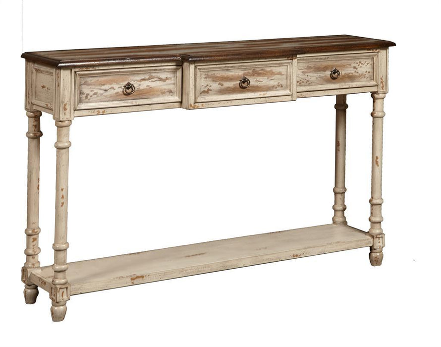 Pulaski Distressed Drawer Console Table