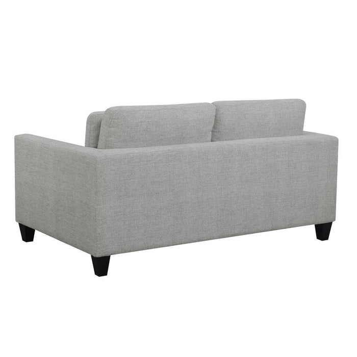 Pulaski D192 Double Cushion Loveseat in Light Gray