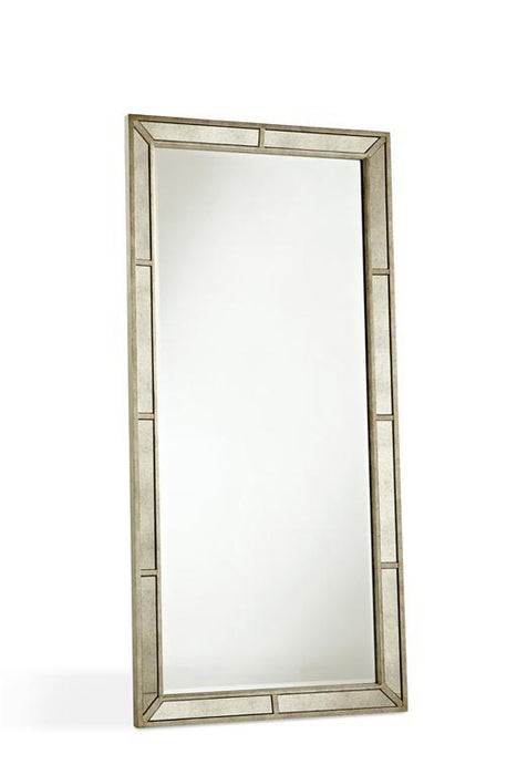 Pulaski Farrah Floor  Mirror with Antique Frame in Metallic image