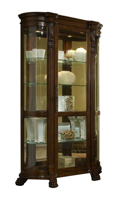 Pulaski Foxcroft Curved End Curio