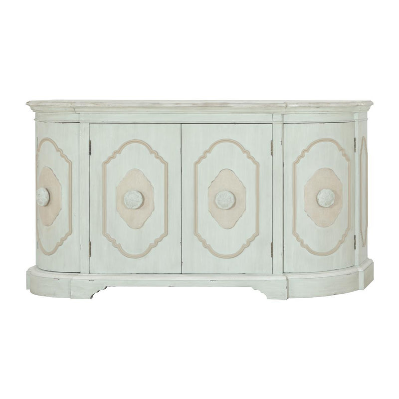 Pulaski Framed Four Door Tri-Tone Wine Sideboard