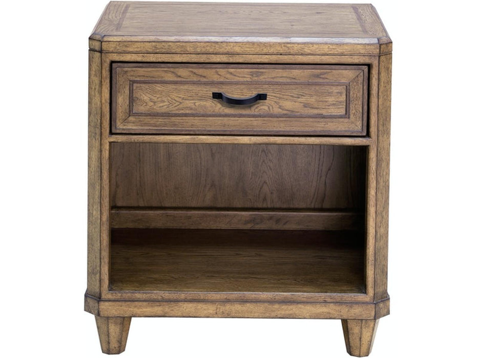 Pulaski Furniture Anthology Open Nightstand in Medium Wood