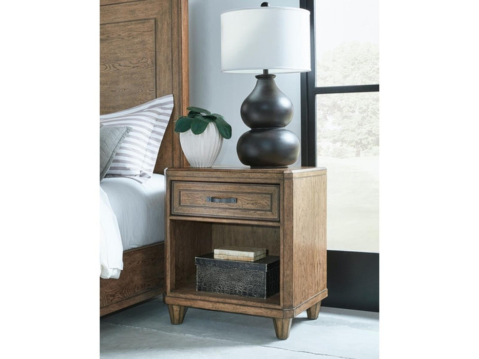 Pulaski Furniture Anthology Open Nightstand in Medium Wood