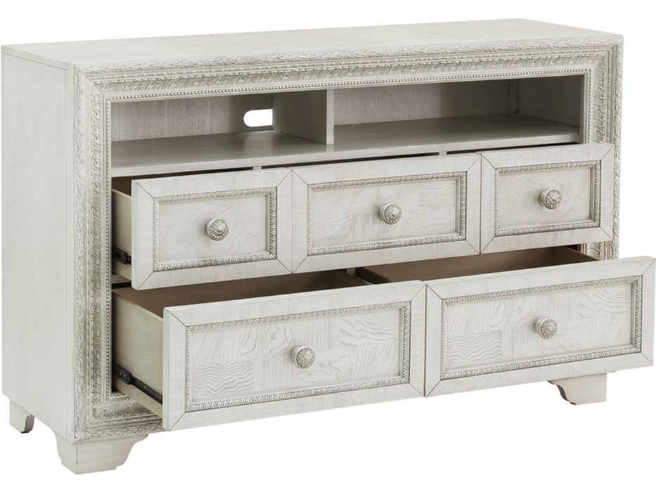 Pulaski Furniture Camila Media Chest in Light Wood