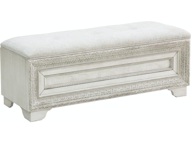 Pulaski Furniture Camila Storage Bed Bench in Light Wood