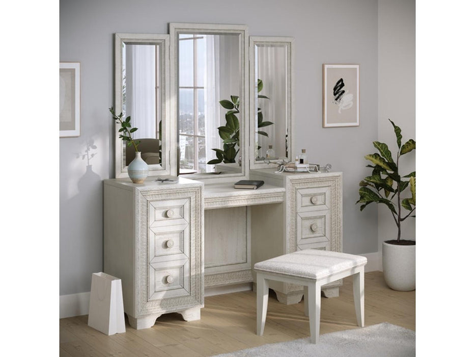 Pulaski Furniture Camila Vanity in Light Wood