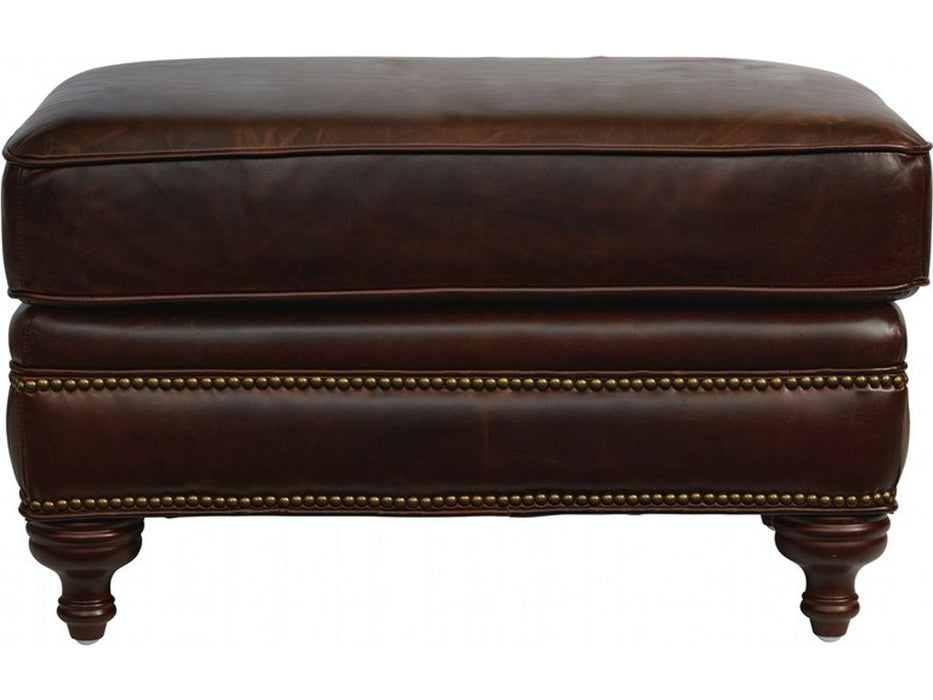 Pulaski Furniture Oliver Ottoman in Dark Wood