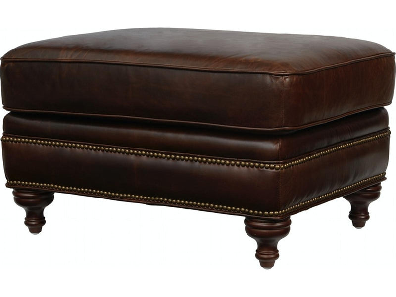 Pulaski Furniture Oliver Ottoman in Dark Wood