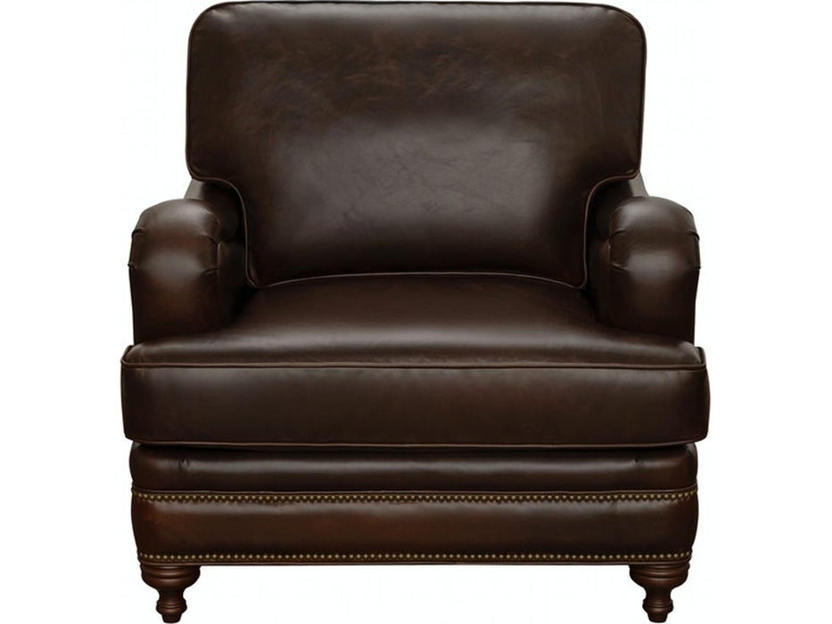 Pulaski Furniture Oliver Stationary Chair in Dark Wood