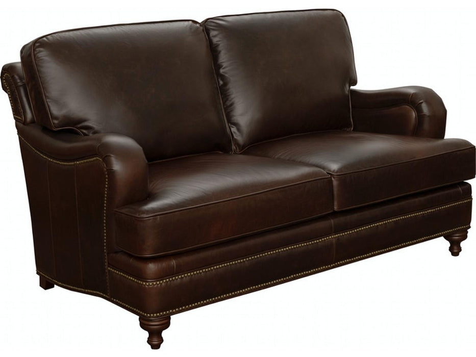 Pulaski Furniture Oliver Stationary Loveseat in Dark Wood image